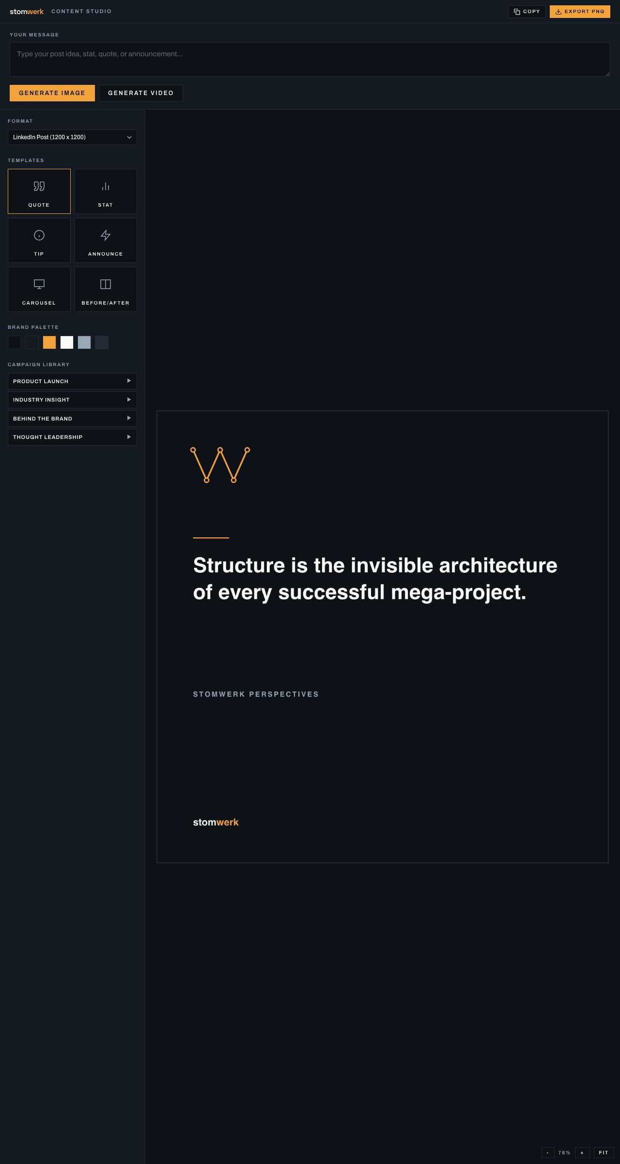 Preview of the Content Studio free edition